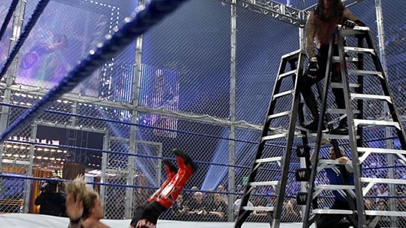 Edge wasn't seen for months after being sent through the ring and consumed by fire.